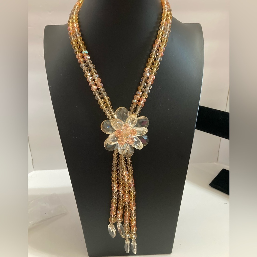 Vintage Joan Rivers Starlet Necklace with crystals​​​